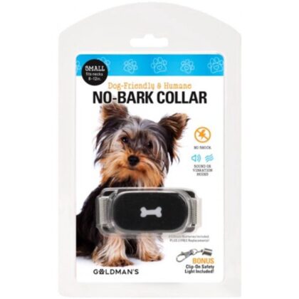 Goldman’s No-Bark Training Dog Collar Friendly and Humane – Size Small