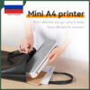 Peripage A4 Printer Paper Mini Inkless A40 Portable Thermal Wireless Bluetooth Printer Maker for Phone Photo Document Office Use