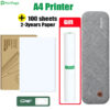 Peripage A4 Printer Paper Mini Inkless A40 Portable Thermal Wireless Bluetooth Printer Maker for Phone Photo Document Office Use - Image 8