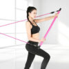 Pilates Exercise Stick Resistance Bands Trainer for Home Gym Workout - Image 9